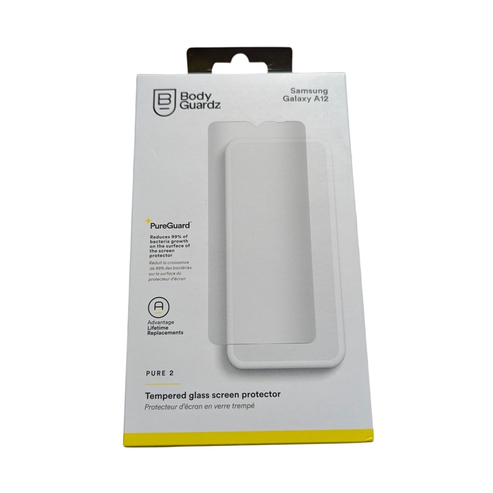 X9-N BodyGuardz Pure2 Tempered Glass Screen Protector for Samsung Galaxy A12‎
